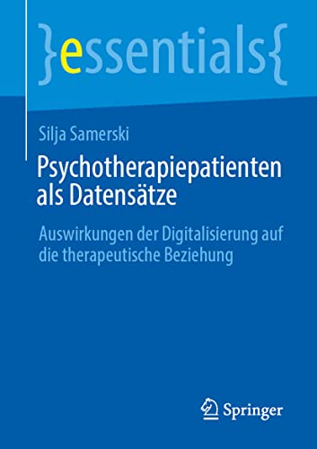 Psychotherapiepatienten Als Datensätze - Silja Samerski