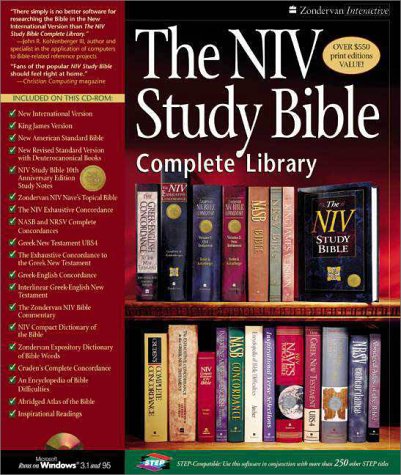 NIV Study Bible Complete Library for Windows, The - 