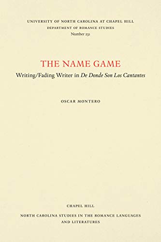 Oscar Montero-name game