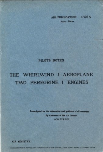 Air Ministry-Westland Whirlwind I -Pilot's Notes