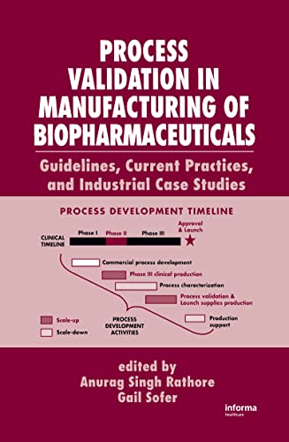 Anurag S. Rathore-Process Validation in Manufacturing of Biopharmaceuticals