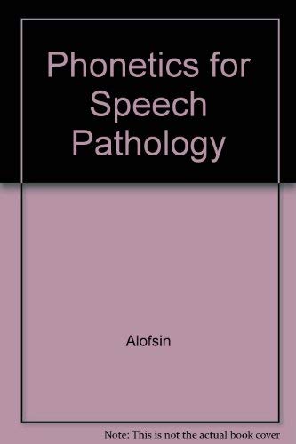 Martin J. Ball-Phonetics for speech pathology.