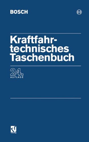 Bosch Kraftfahrtechnisches Taschenbuch.