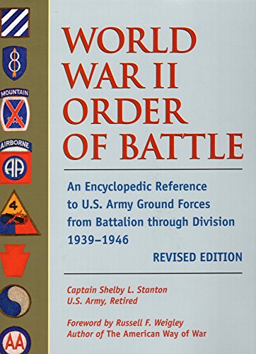 Shelby L. Stanton-World War II order of battle, U.S. Army