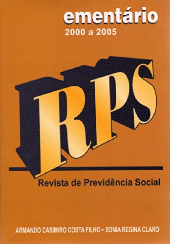 Ementário RPS - Armando Casimiro Costa Filho