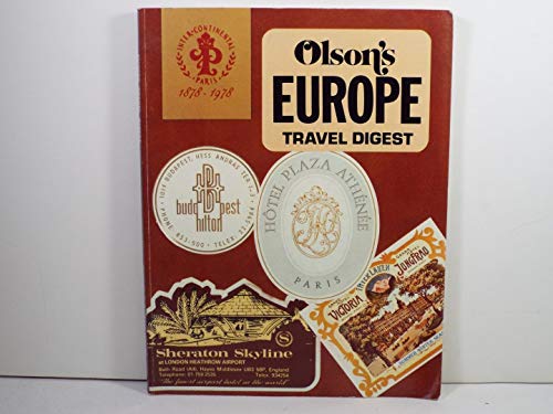 Charles Richmond Jacobs-Europe Travel Digest, 1990