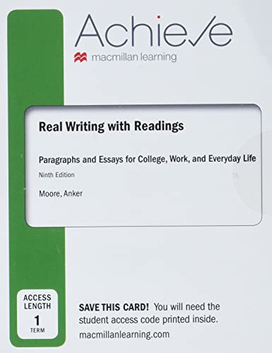 Miriam Moore-Achieve for Real Writing with Readings