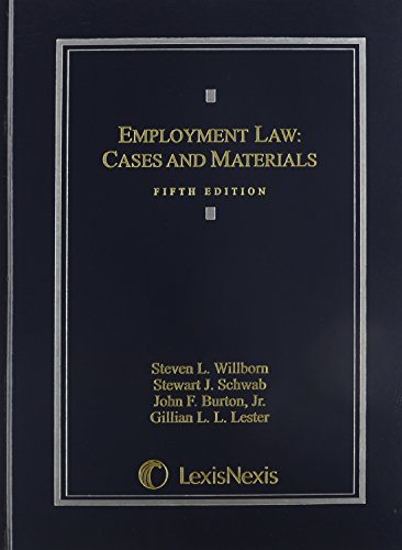 Employment law - Steven L. Willborn