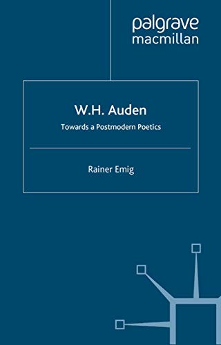 Rainer Emig-W. H. Auden