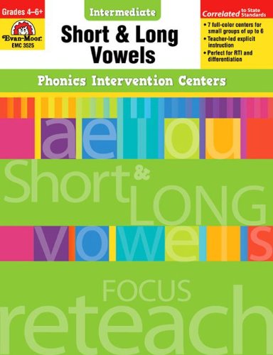 Evan Moor-Short and Long Vowels, Grades 4-6+