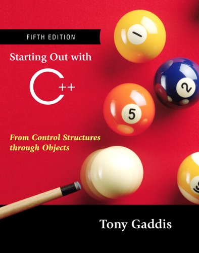 Tony Gaddis-Starting out with C++
