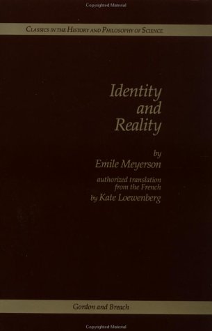 Émile Meyerson-Identity & reality