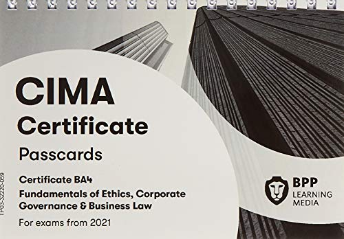 BPP Learning Media-CIMA BA4 Fundamentals of Ethics, Corporate Governance and Business Law