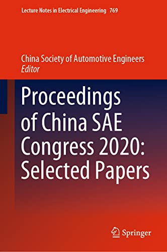 Proceedings of China SAE Congress 2020 - China Society Of Automotive Engineers