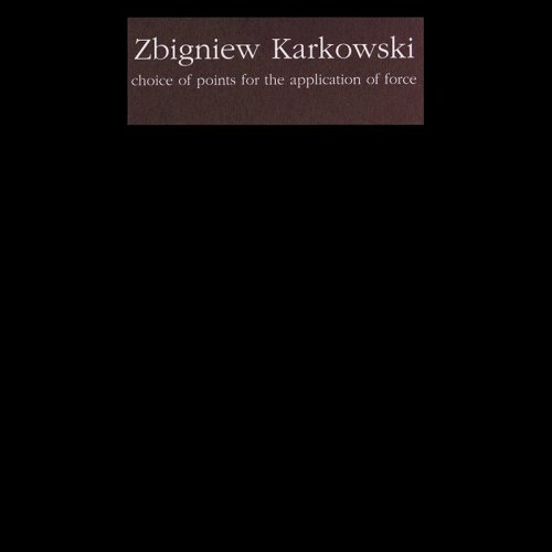 Zbigniew Karkowski - Choice of Points for the Application of Force