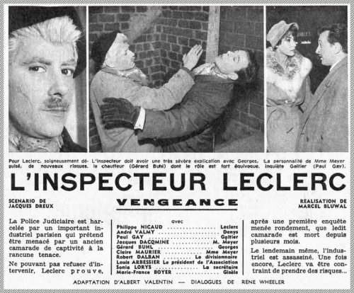 L'inspecteur Leclerc enquête