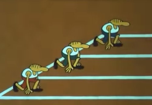 Trimata glupatzi - atleti (1979)