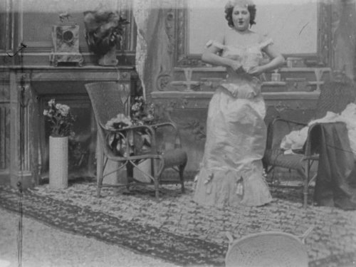 A Victorian Lady in Her Boudoir (1896)