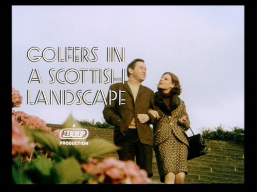 Golfers in a Scottish Landscape (1971)