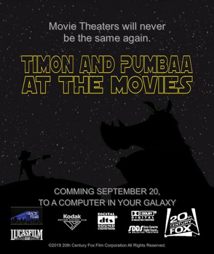 Timon and Pumbaa at the Movies