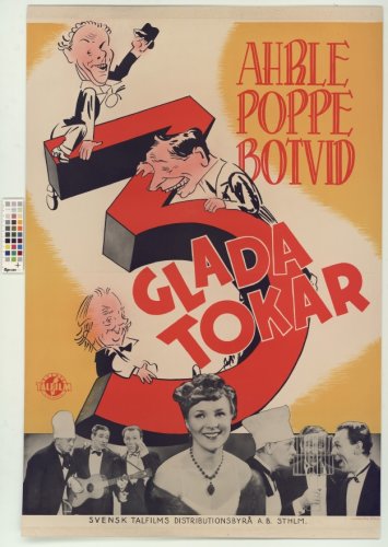 Tre glada tokar (1942)