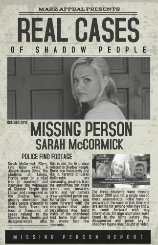 Real Cases of Shadow People: The Sarah McCormick Story (2019)